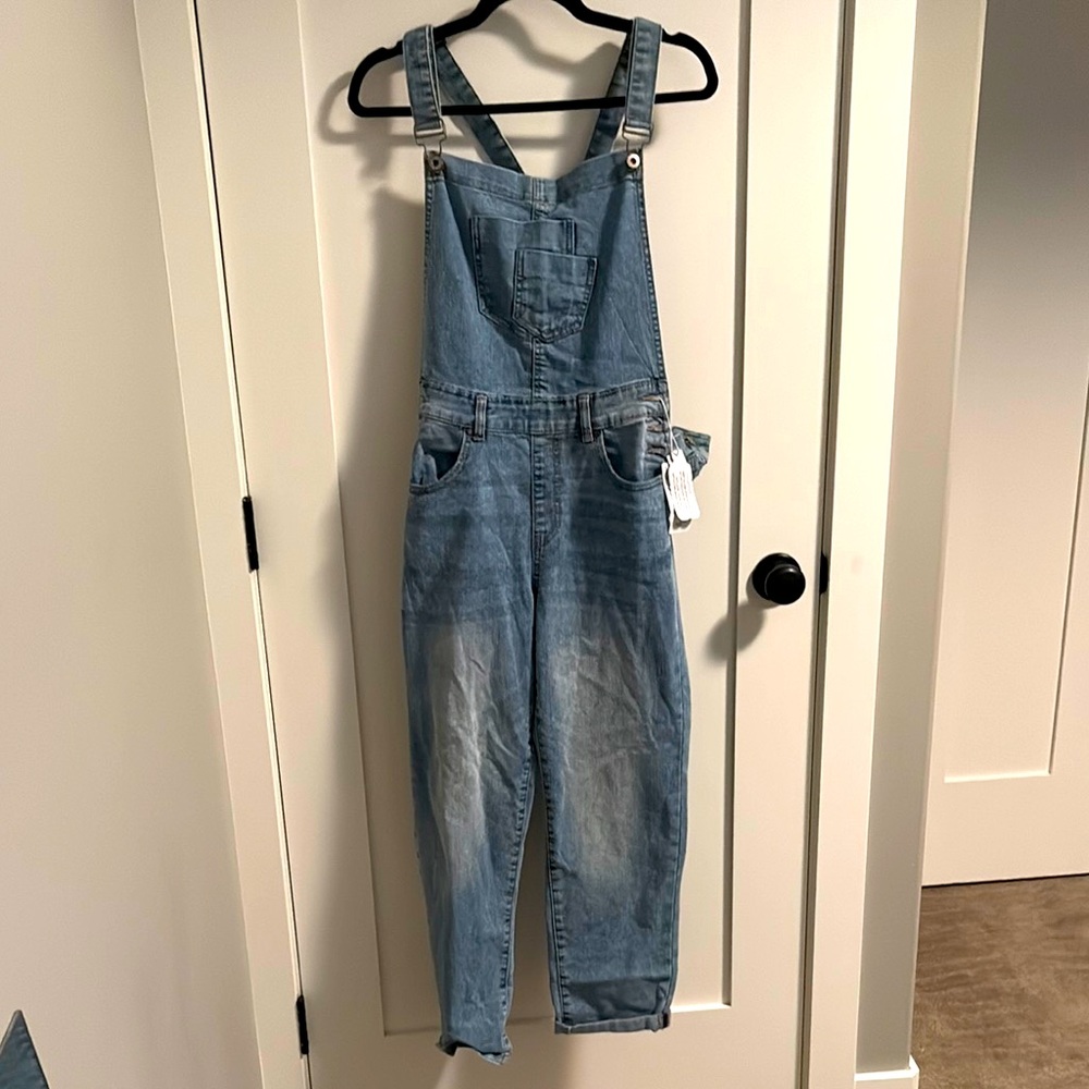 Blue Denim Overalls by Ardene